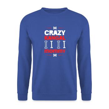 KANGAL - Unisex Pullover - Royalblau - Vorne - Alina (178cm) & Michal (187cm)