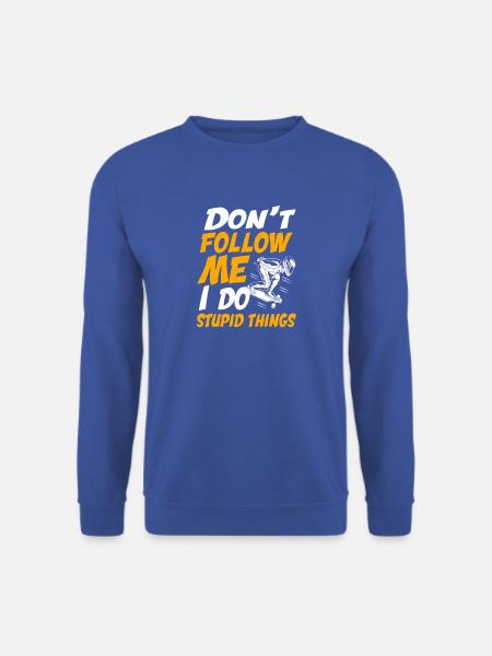 Longboard Longboarder Longboarding - Unisex Pullover - Royalblau