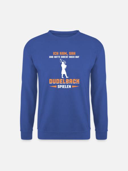 Dudelsackspieler Dudelsack Männer Geschenk - Unisex Pullover - Royalblau
