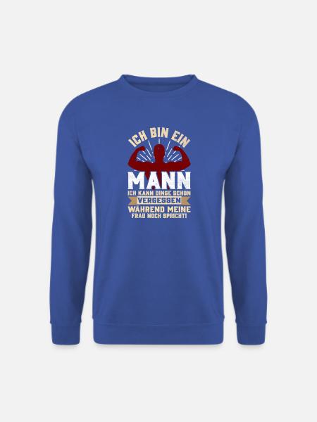 Mann Ehefrau Vergesslich Lustiger Spruch Geschenk - Unisex Pullover - Royalblau