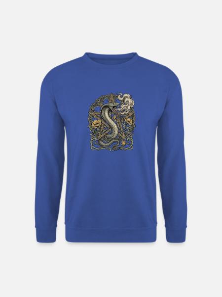 Black Metal Schlange - Unisex Pullover - Royalblau