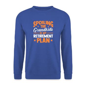 Grandfather Papaw Pop Gramps Granddad Grandpa - Unisex Pullover - Royalblau - Vorne - Alina (178cm) & Michal (187cm)
