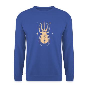 Herkuleskäfer Celestial Natur - Unisex Pullover - Royalblau - Vorne - Alina (178cm) & Michal (187cm)