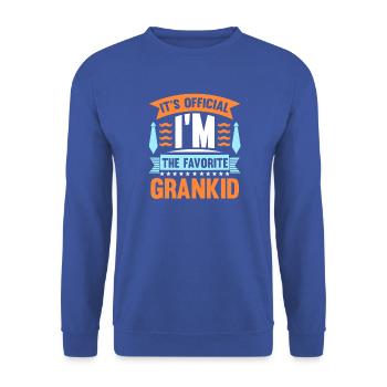 Grandfather Papaw Pop Gramps Granddad Grandpa - Unisex Pullover - Royalblau - Vorne - Alina (178cm) & Michal (187cm)