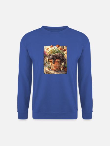 Siesta Otter - Unisex Pullover - Royalblau