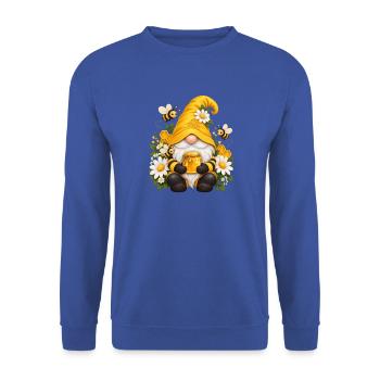 Süße Zwerge unter den Gnomen - Unisex Pullover - Royalblau - Vorne - Alina (178cm) & Michal (187cm)