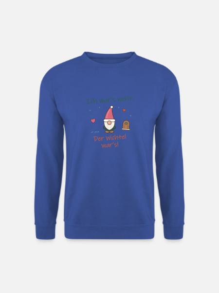 Ich war’s nicht. Der Wichtel war’s! Mädchen - Unisex Pullover - Royalblau