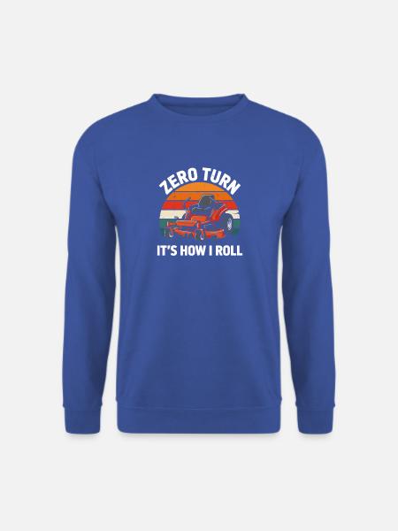 Zero Turn Mäher Für Landschaftsgärtner - Unisex Pullover - Royalblau