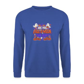 Bist du der BIP-Verhaltensanalyst - Unisex Pullover - Royalblau - Vorne - Alina (178cm) & Michal (187cm)