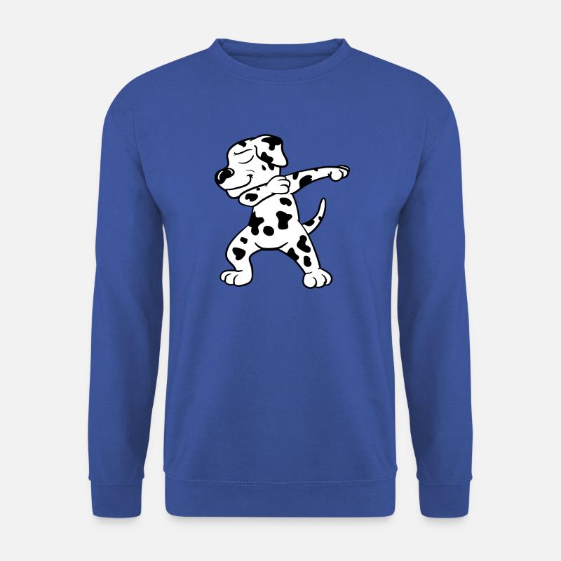 Dabbing Dab Dalmatian Dog Dancing - Unisex Sweatshirt - royal blue