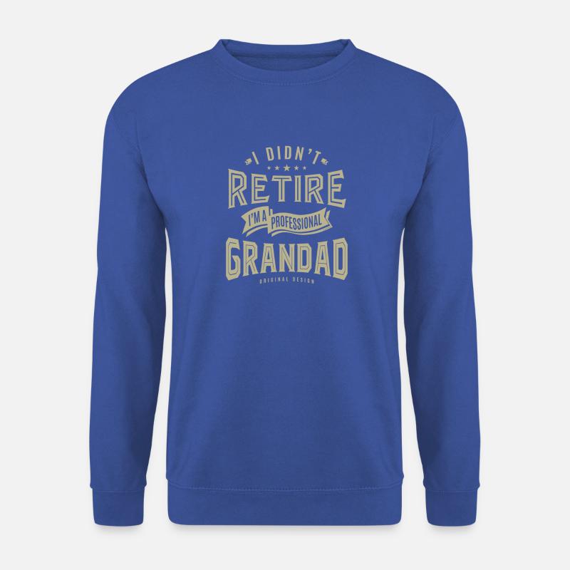Professionelle Opa - Unisex Pullover - Royalblau