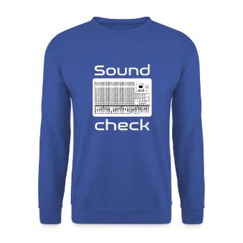 Soundcheck Mischpult - Unisex Pullover - Royalblau - Vorne - Alina (178cm) & Michal (187cm)