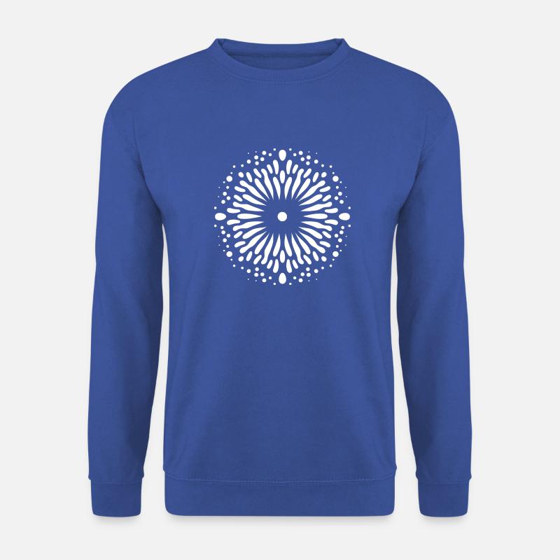 Chladni Oszillation Mode: Einzigartiges Design - Unisex Pullover - Royalblau