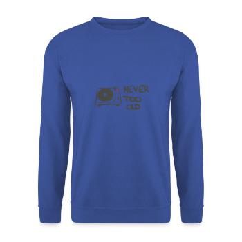 Turntable - Unisex Sweatshirt - royal blue - Front - Alina (178cm) & Michal (187cm)