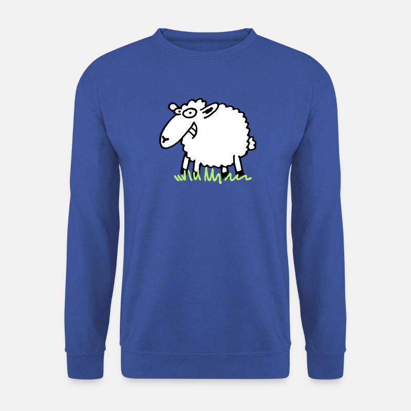 Grinsendes Schaf - Unisex Pullover - Royalblau