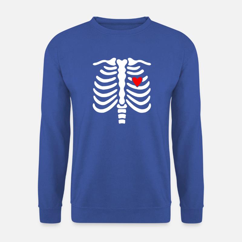 Skelett-Skelett - Unisex Pullover - Royalblau