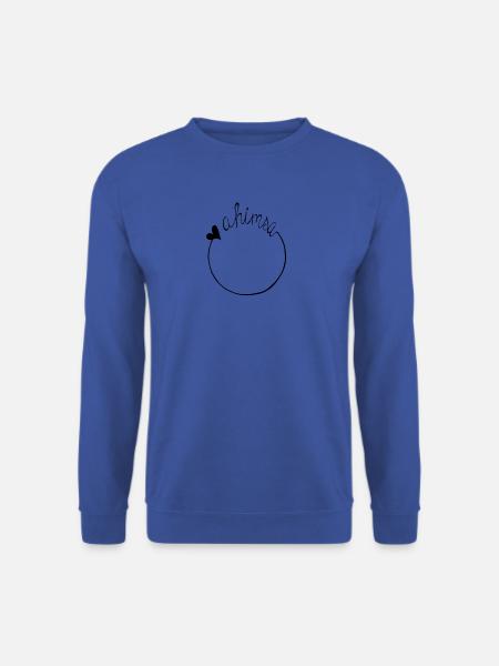 Ahimsa VOICELESS YOGA VEGAN GIFT GIFT IDEA - Unisex Sweatshirt - royal blue