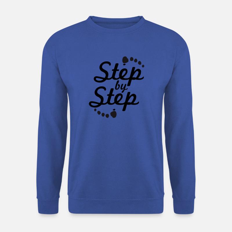 step by step 2 - Sweat-shirt Unisexe - bleu royal