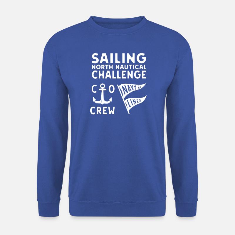 White Sailing - Unisex Sweatshirt - royal blue