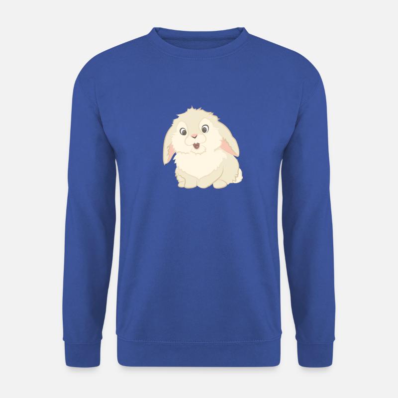 Niedliches Kaninchen als Illustration - Unisex Pullover - Royalblau