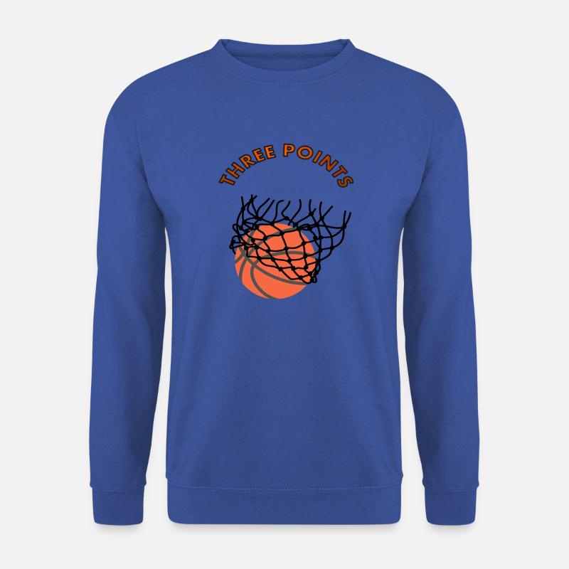 Les basketteurs jouent trois points - Sweat-shirt Unisexe - bleu royal