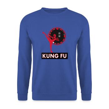 Training Kung FuTraining Kung Fu Gift Idea - Unisex Sweatshirt - royal blue - Front - Alina (178cm) & Michal (187cm)