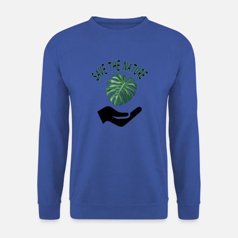 Naturschutz Naturliebhaber Natur Klima Geschenk - Unisex Pullover - Royalblau