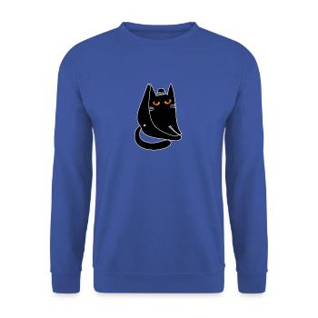 poison bout à bout de chat t-shirt - Sweat-shirt Unisexe - bleu royal - Devant - Alina (178cm) & Michal (187cm)