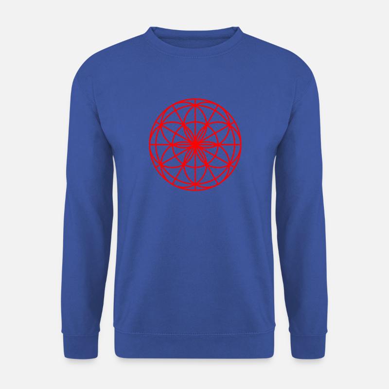 Mandala Spirit light rot - Unisex Pullover - Royalblau