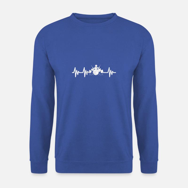 drummer tshirt - Unisex Sweatshirt - royal blue