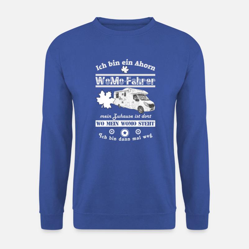 WoMo1019 - Ich bin ein AHORN WoMo-Fahrer - Unisex Pullover - Royalblau
