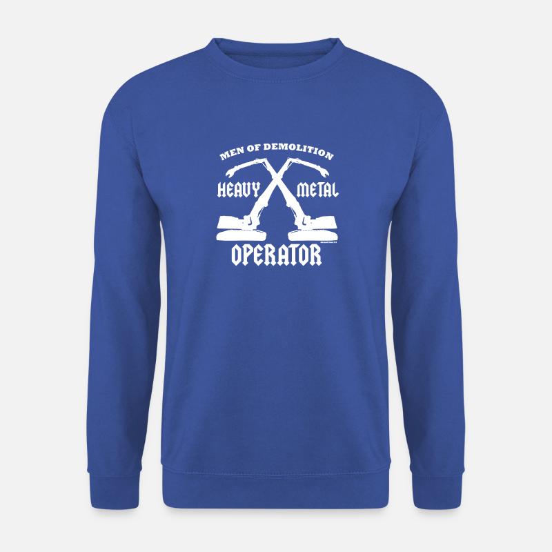 heavy metal operator - Unisex Pullover - Royalblau