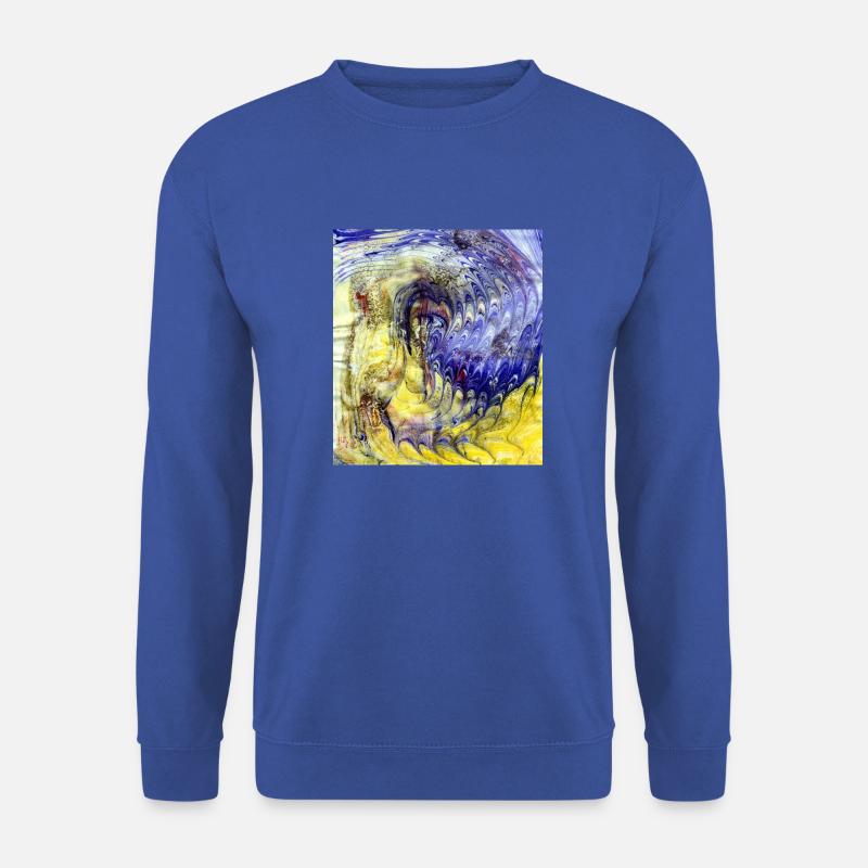 Farbverlauf blau gelb - Unisex Pullover - Royalblau