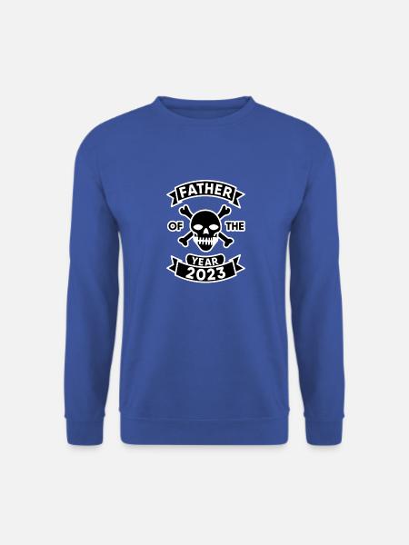 Vater des Jahres 2023: Skull Design - Unisex Pullover - Royalblau