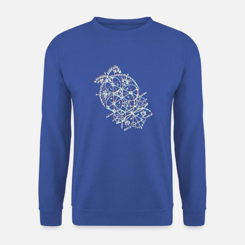Mystische Geometrie - Unisex Pullover - Royalblau