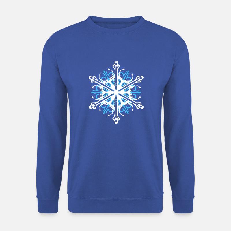 Snowflake Snow Crystal - Unisex Sweatshirt - royal blue
