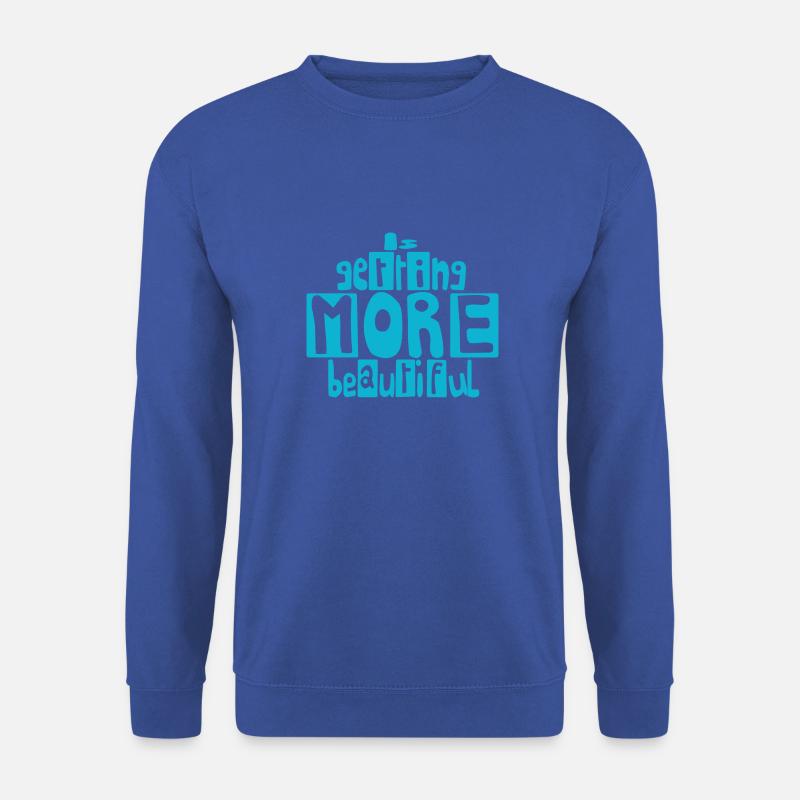 wird immer schöner.. - Unisex Pullover - Royalblau