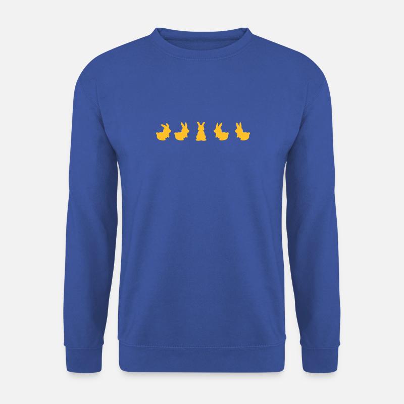five bunnies (1c) - Unisex Pullover - Royalblau