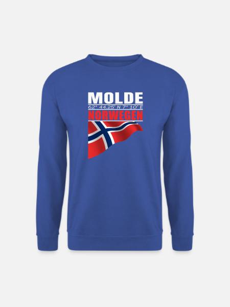 Molde - Unisex Pullover - Royalblau