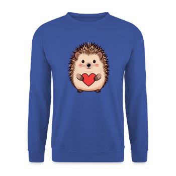 Cadeau pour la fête des mères : Idée de cadeau pour la fête des mères - Sweat-shirt Unisexe - bleu royal - Devant - Alina (178cm) & Michal (187cm)