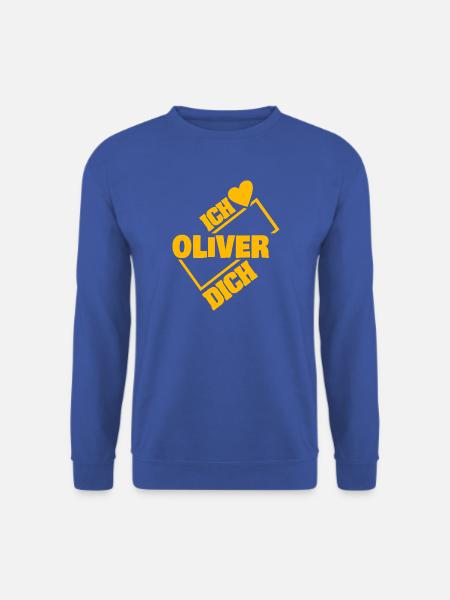 Liebe Oliver - Unisex Pullover - Royalblau
