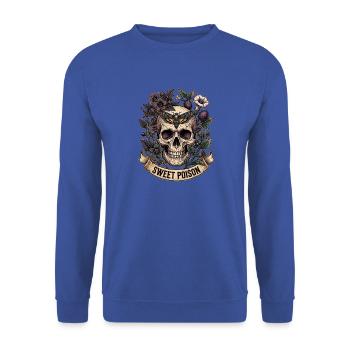 Halloween Sweet Poison - Unisex Pullover - Royalblau - Vorne - Alina (178cm) & Michal (187cm)
