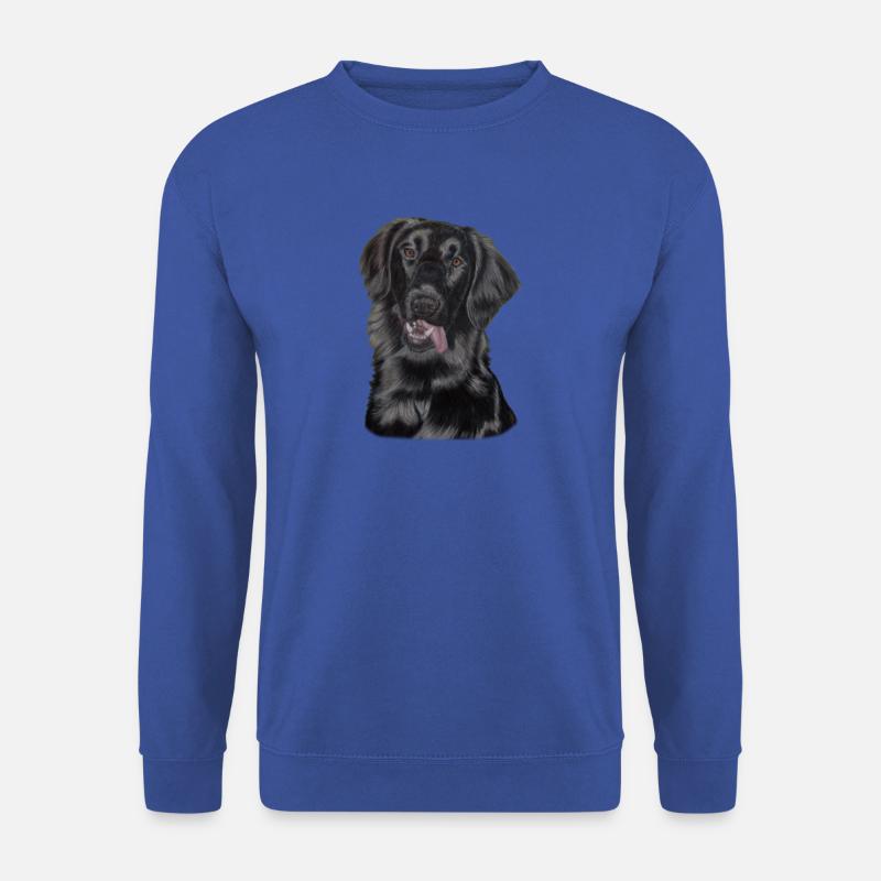 flatcoated retriever pastels - Unisex Sweatshirt - royal blue