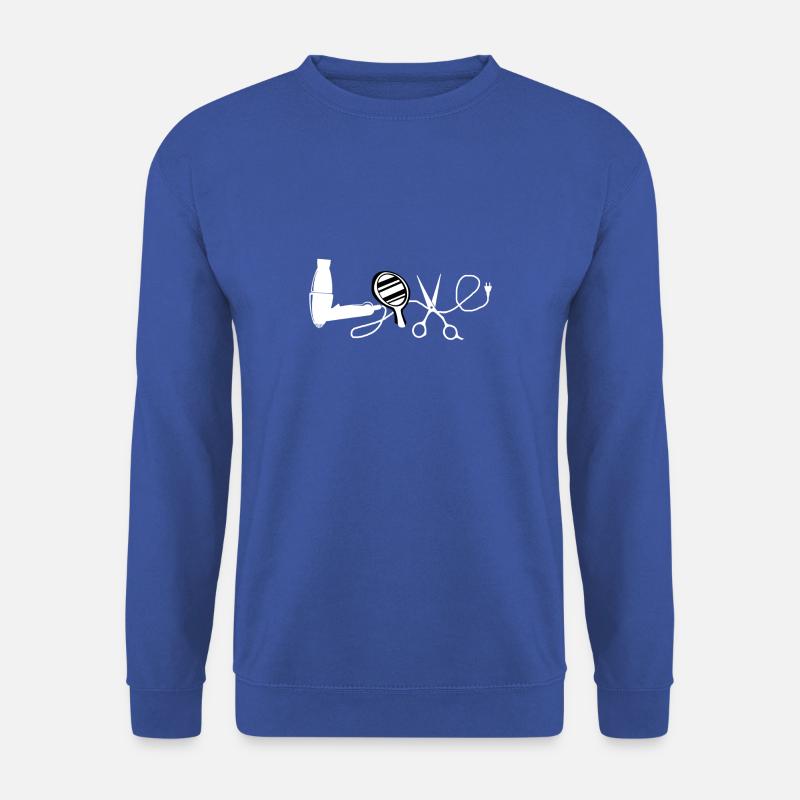Coiffeuse Liebe Beruf Friseur Geschenk - Unisex Pullover - Royalblau