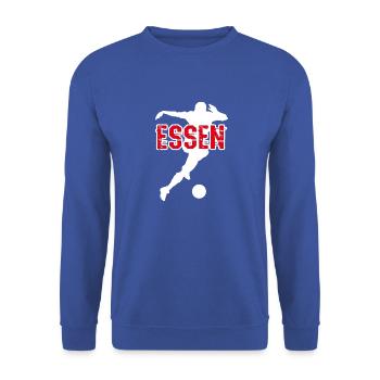 Essen, meine Stadt! - Unisex Pullover - Royalblau - Vorne - Alina (178cm) & Michal (187cm)