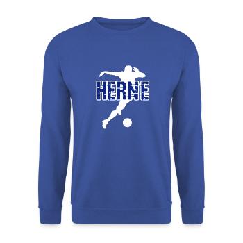 Herne, my city! - Unisex Sweatshirt - royal blue - Front - Alina (178cm) & Michal (187cm)