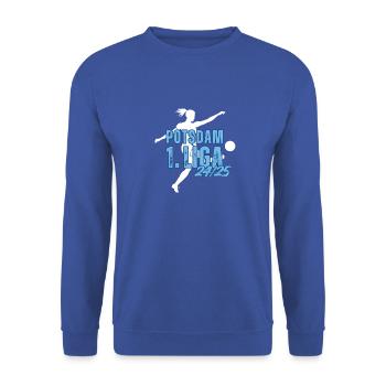 Potsdam, meine Stadt - Unisex Pullover - Royalblau - Vorne - Alina (178cm) & Michal (187cm)