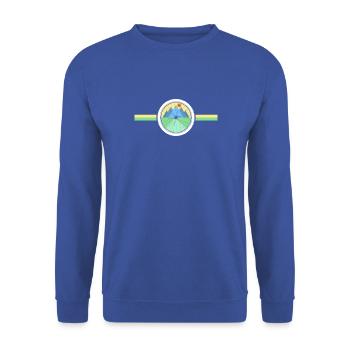 Gravel, VTT, passion vélo, cycliste - Sweat-shirt Unisexe - bleu royal - Devant - Alina (178cm) & Michal (187cm)