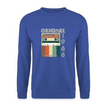 Legendary 1966 Anniversary - Unisex Sweatshirt - royal blue - Front - Alina (178cm) & Michal (187cm)