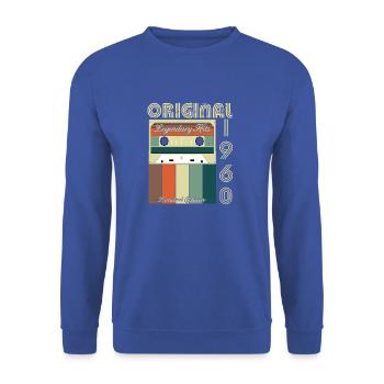 Anniversaire légendaire de 1960 - Sweat-shirt Unisexe - bleu royal - Devant - Alina (178cm) & Michal (187cm)